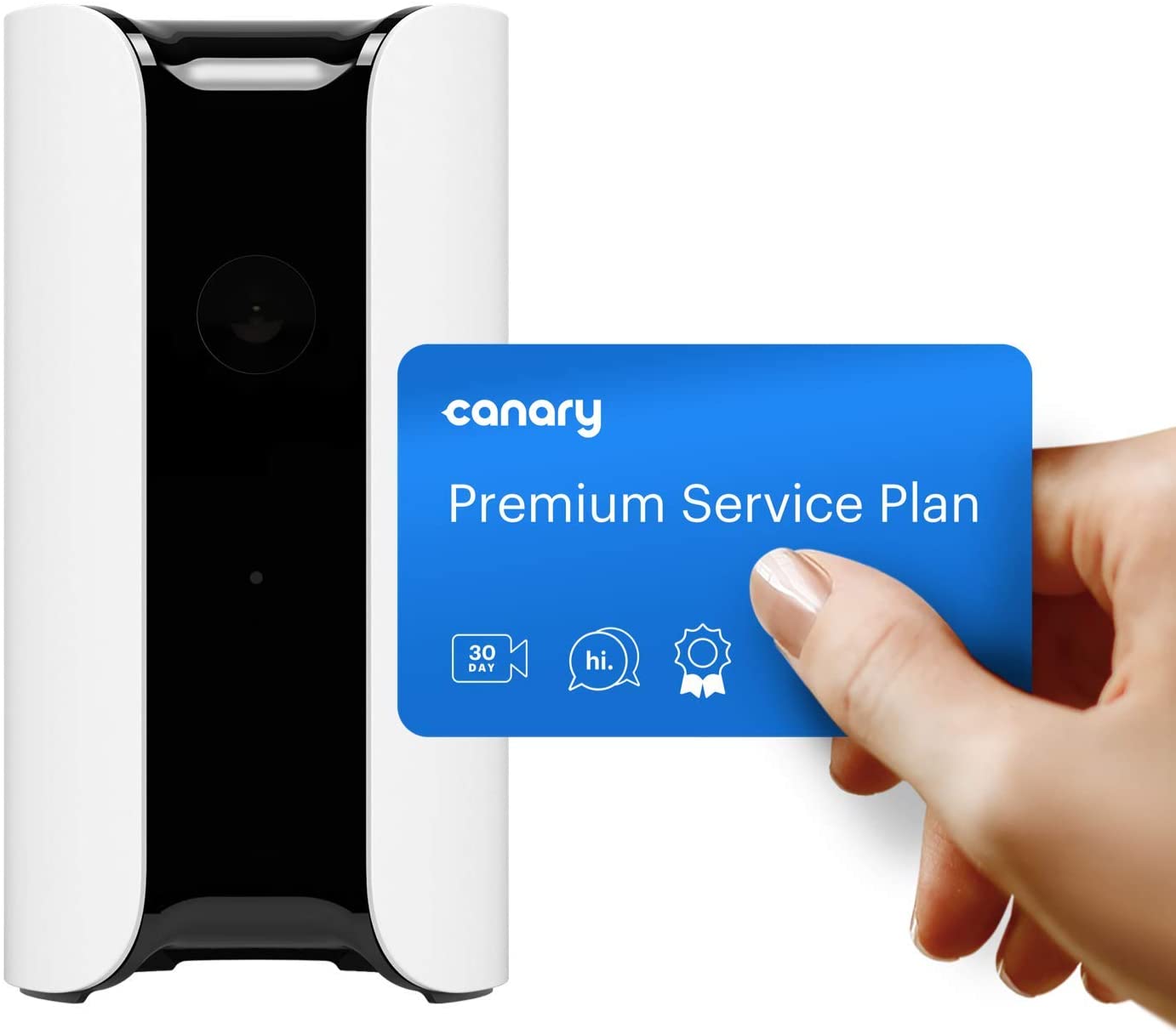 Canary Pro Indoor Home Security Camera 1080p HD WiFi IP, White