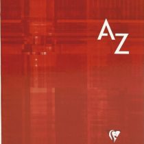 Clairefontaine 63749C - Stapled Indexed Notebook, 17 x 22 cm, 96 pages, 90 g, small squares, laminated cover, Random Colour