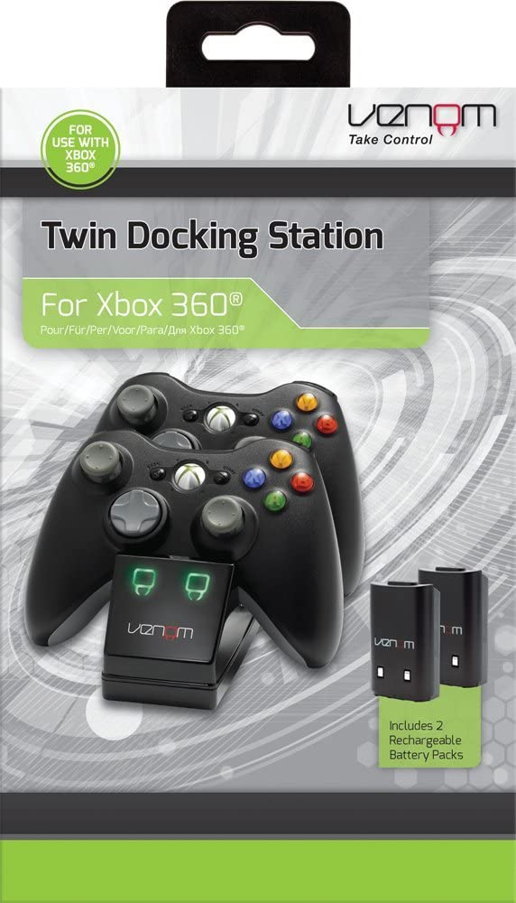 Venom Twin Charging Cradle: Black (Xbox 360), Schwarz - Image 4
