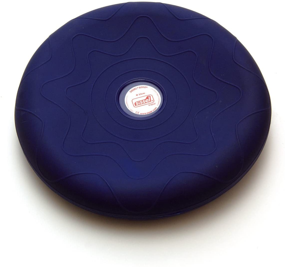 SISSEL® SITFIT® Active Sitting Cushion Blue, Air-Filled Dynamic Seat Pad for Posture Support Core Activation & Back Relief