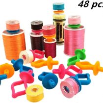 YEQIN Bobbin Thread Holder. Storage Your Bobbins on Top of Thread Spools Organizing Holder (48 pcs)
