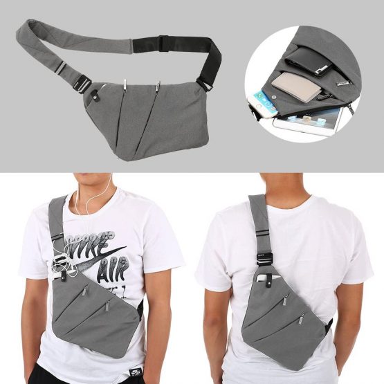 Lixada Sling Backpack Chest Bag Lightweight Outdoor Sport Travel Hiking Anti Theft Crossbody Shoulder Pack Bag Daypack for Men Women - Image 2