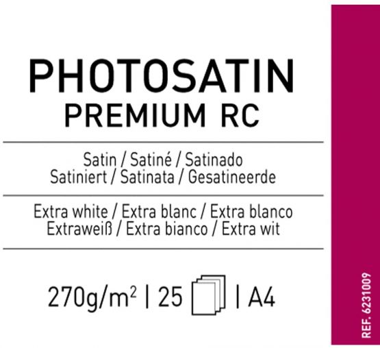Canson Infinity PhotoSatin Premium RC 270gsm, semi-glossy white inkjet paper, A4, box of 25 sheets - Image 4