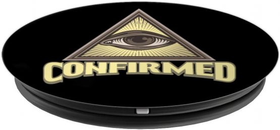 Alien Eye Secret Illuminati Society Confirmed Egyptian PopSockets Grip and Stand for Phones and Tablets - Image 2