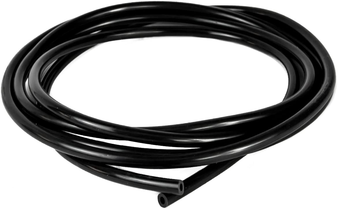 Ramair Filters VAC5MM-3M-BK Silicone Vacuum Hose, Black, 5 mm x 3 m