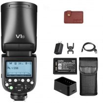Godox V1-S TTL on-Camera Round Head Camera Flash with 2.4G Wireless system and Full TTL function, Compatible with Sony Cameras