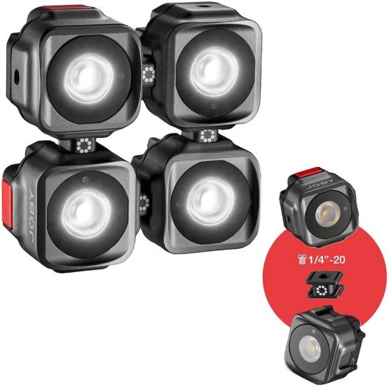 JOBY JB01578-BWW Beamo,Mini LED Light for Smartphone and Mirrorless Camera - Compact,Magnetic,Bluetooth,Waterproof,for Vlogging,Photo and Video Content Creation - Image 4