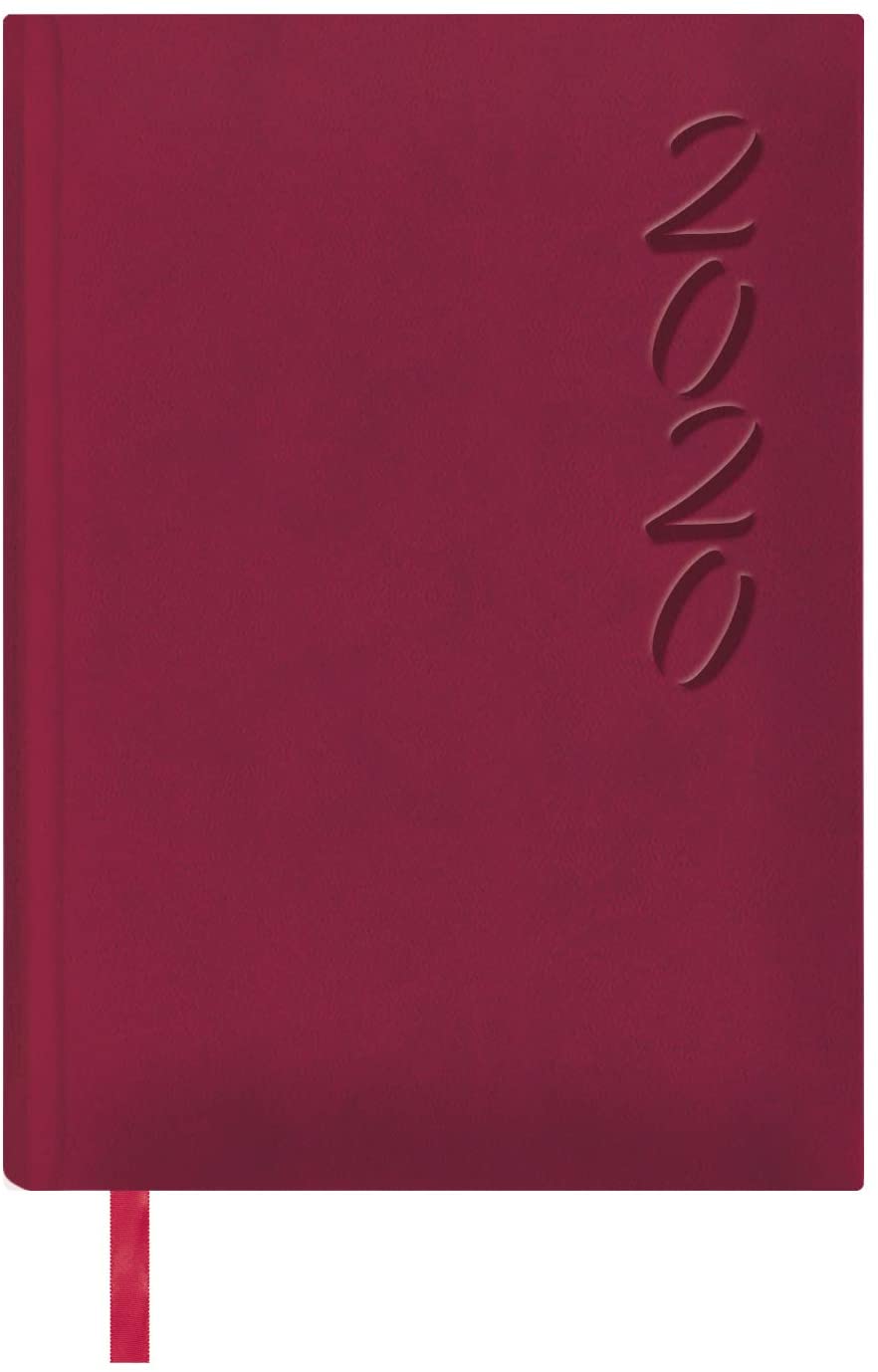 Dohe 12590 - Brazilian Diary - Day Page - 15 x 21 cm - Burgundy, Weinrot