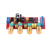 NE5532 HiFi Preamp Pre-Amplifier Tone Board Kits AC 12V OP-AMP HiFi Amplifier (Assembled Board)