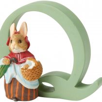 Beatrix Potter A5009 Alphabet Letter Q Mrs Rabbit Figurine