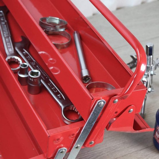 Faithfull FAITBC517 Metal Cantilever 5 Tray Tool Box 404 mm (16 Inch) - Image 3