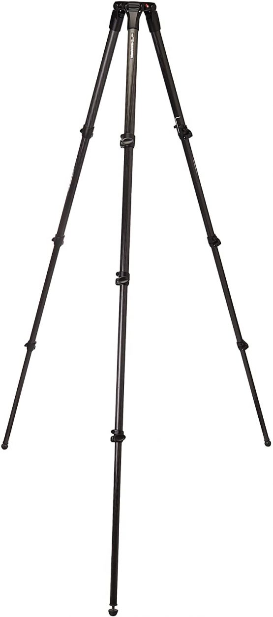 Manfrotto MPRO Carbon Fibre Video Tripod, Camera Tripod for DSLR, Mirrorless and Video Camera, Photography Accessories for Content Creation, Vlogging, Streaming - Image 2
