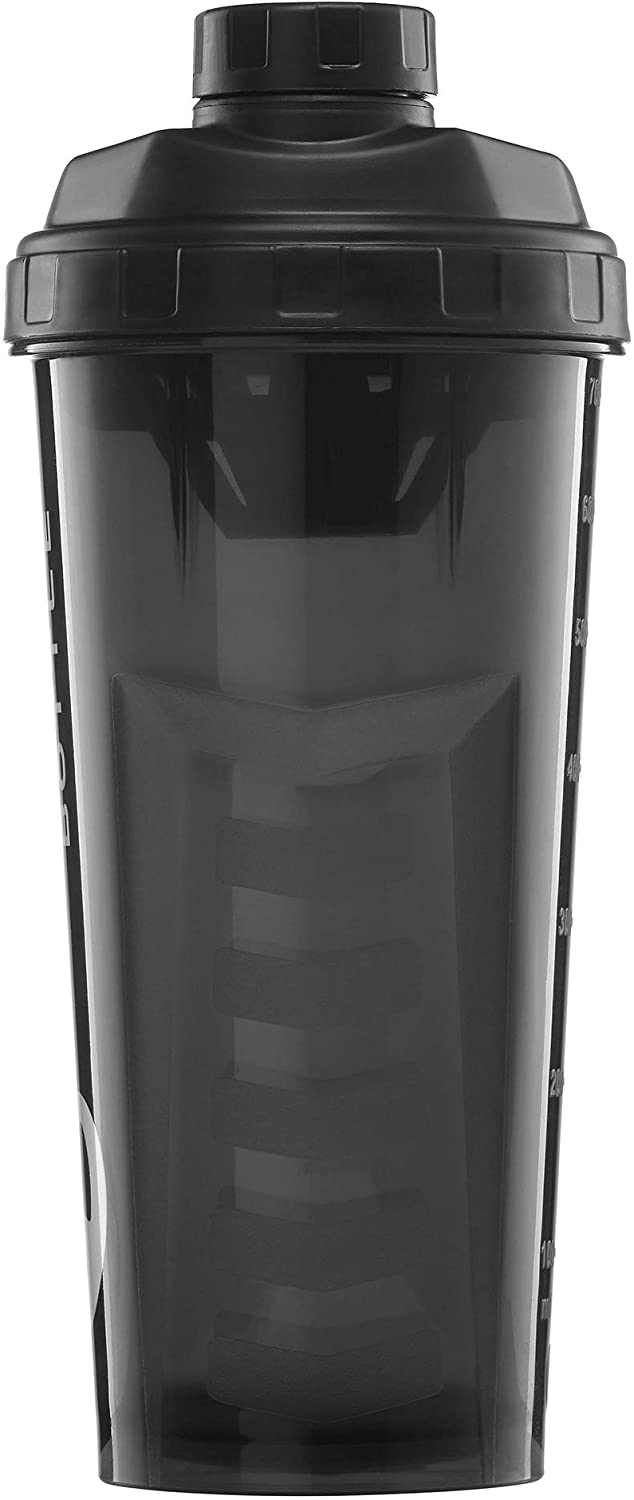 Alpha Designs Protein Shaker Bottle 750ml - 0.75L Gym Bottle for Protein Shakes - Leakproof Screw Cap - Black - Image 4