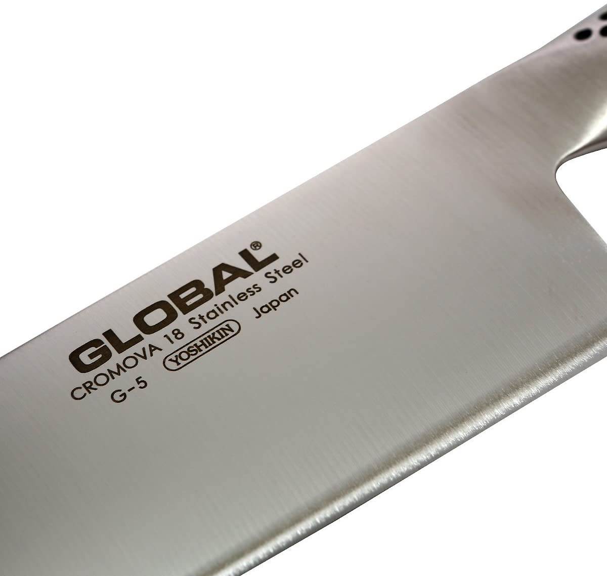 Global G-5 Vegetable Chopping Knife 18cm Blade, Japanese Kitchen Knife for Cutting Slicing, Dicing Vegetables - Image 3