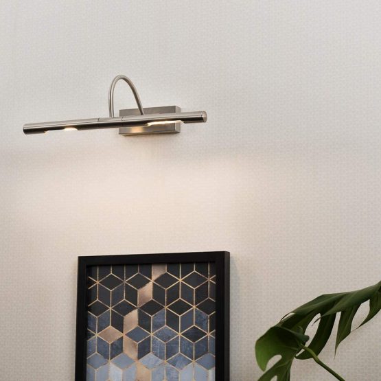 MiniSun - Modern Adjustable Satin Nickel Twin Picture Wall Light - Image 4