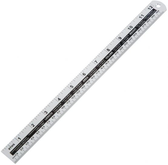 Blue Spot 33932 12 Inch Xtra Range Aluminium Ruler - Image 2