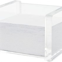 Wedo Cristallic - Cubic Note-Slip Holder with Sheets - Transparent