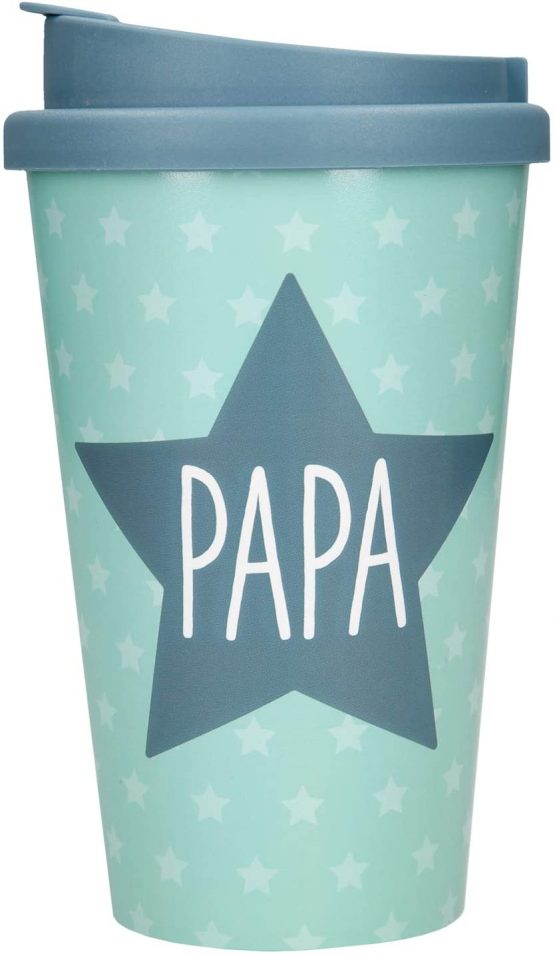 Depesche 2180.002 to-Go Mug 350 ml Plastic with Saying Super Hero Multicoloured