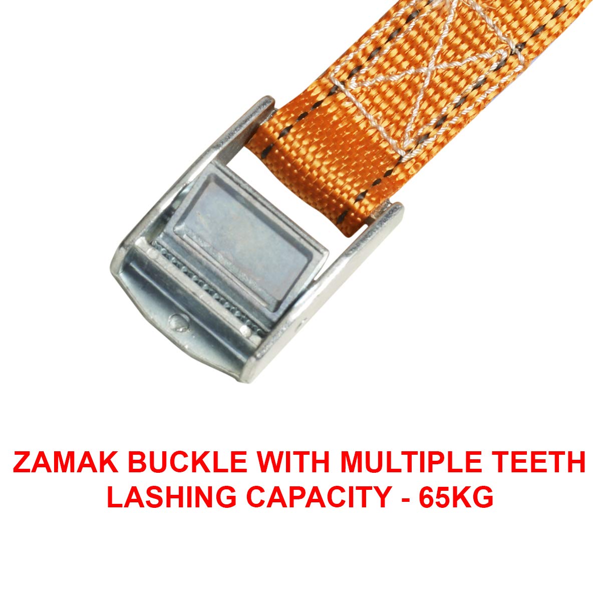 Master Lock 3212EURDAT FastLink Straps with Buckle, Orange, 5m x 25mm strap, 15.0 cm x 14.7 cm x 3.3 cm - Image 3