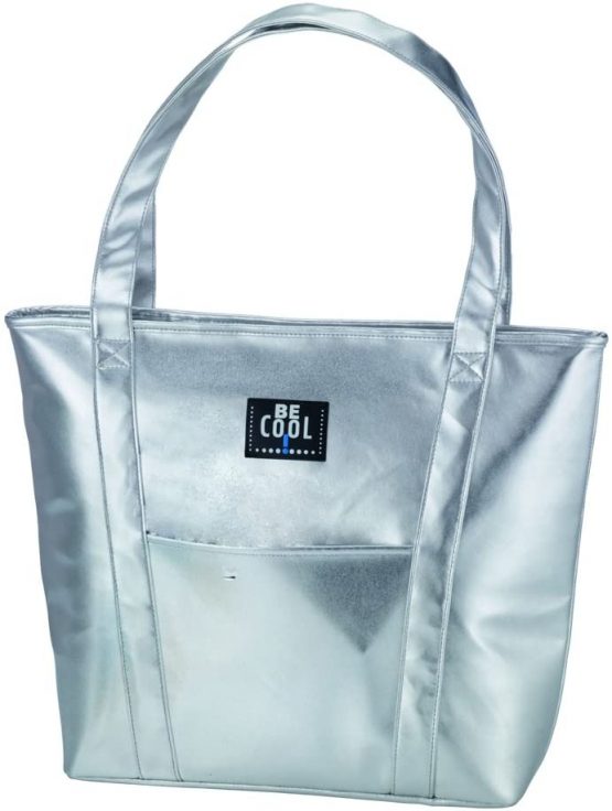 Be Cool Shopper Bag-Silver, Small