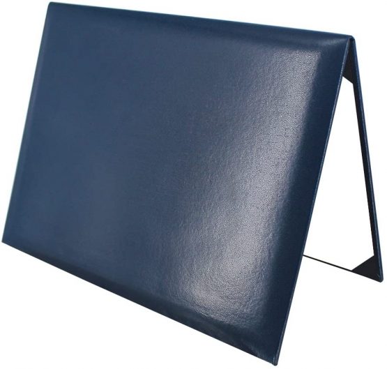 GraduatePro Graduation Certificate Holder A4 Diploma Cover Leather Document Padded Hardback Paper University Graduation Presents Navy