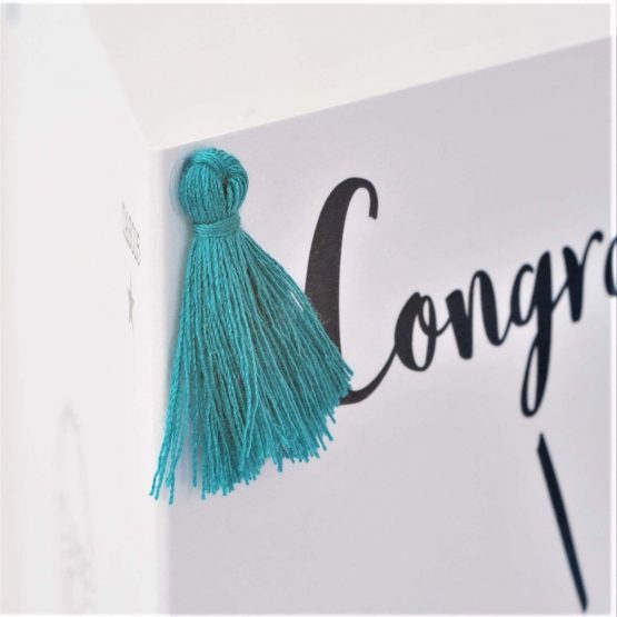 Tassel Embellished Congratulations Greeting Card, Congratulations Winner, Winner - Image 2