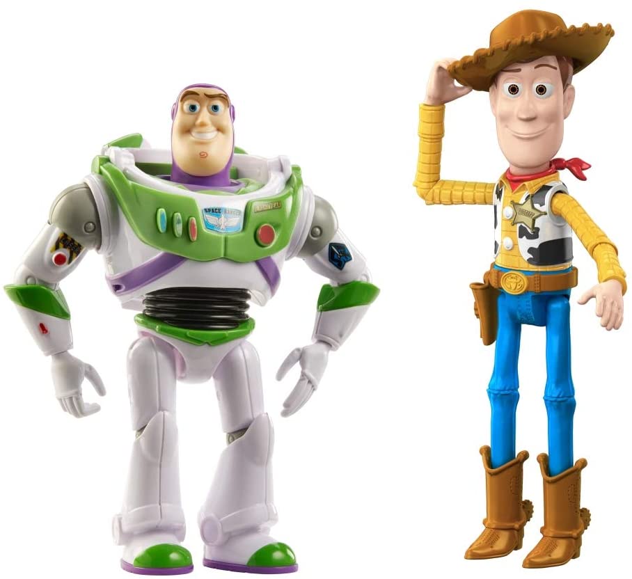 Mattel Disney Toy Story4 Buzz Lightyear and Woody Adventure Pack Plus ...