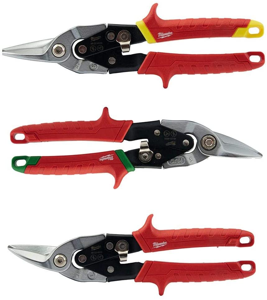 Milwaukee 48224533 Snips Promo Set of 3, Red Black, 0 - Image 3