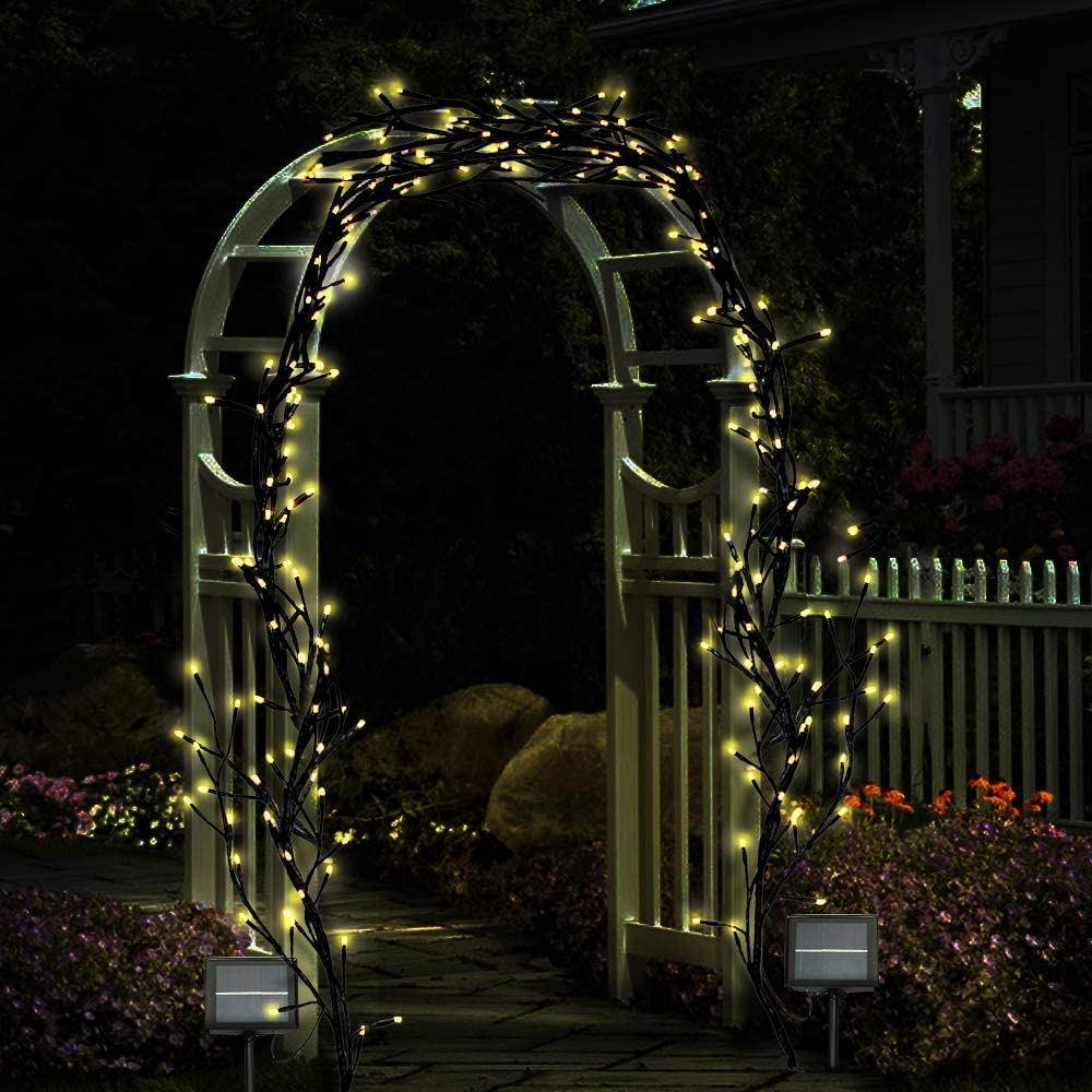 NEWNEN Solar Powered String Lights,7.5FT 144 LED Fairy Lights Multi Coloured - Image 2