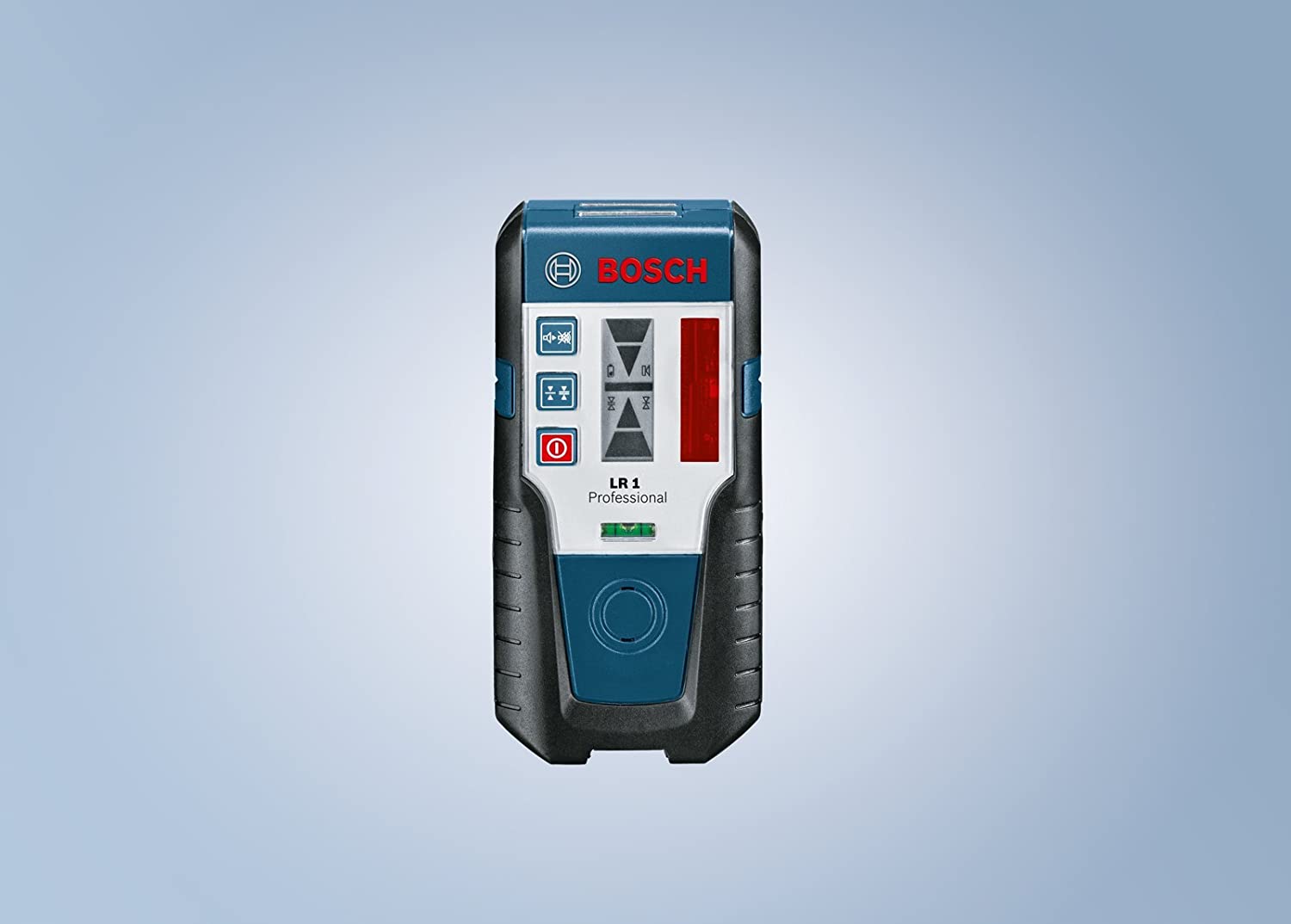 Bosch Professional Laser Receiver LR 1 (red Beam, 1 x 9V Battery, Bracket, Range: 0-200 m), Blue - Image 3