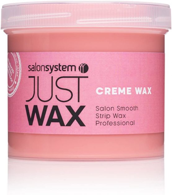 Salon System Just Wax Ideal Cream Wax for Short/Stubborn Hair 450g