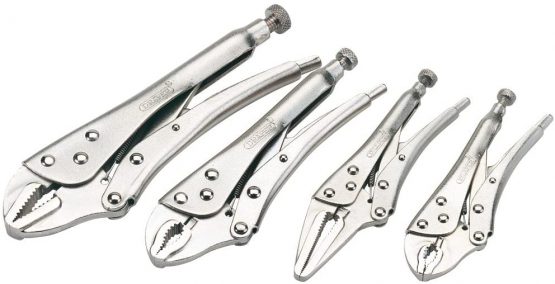 Draper 35373 Self Grip Plier Set, 4 Pieces