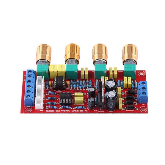 NE5532 HiFi Preamp Pre-Amplifier Tone Board Kits AC 12V OP-AMP HiFi Amplifier (Assembled Board) - Image 3