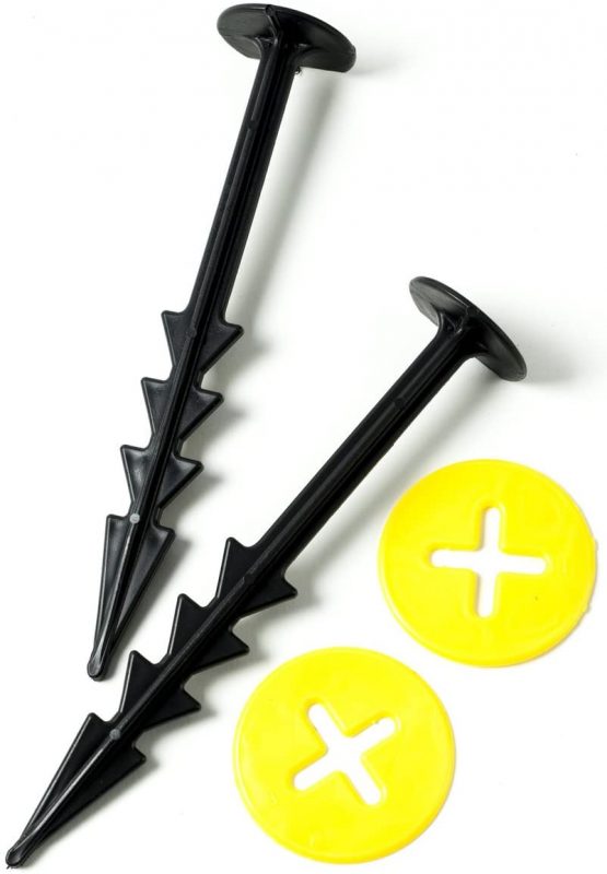 Nutley's 50 x 7.5 (19cm) Ground Pegs Spikes + Washers
