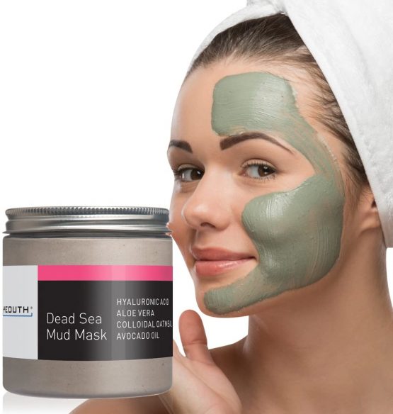 YEOUTH Dead Sea Mud Face Mask with Hyaluronic Acid, Aloe, Oatmeal, and Avocado, Minimizes Pores, Reduces Wrinkles, Clears Blackheads, Acne and Helps Oily Skin, Rejuvenates 8oz - GUARANTEED - Image 4