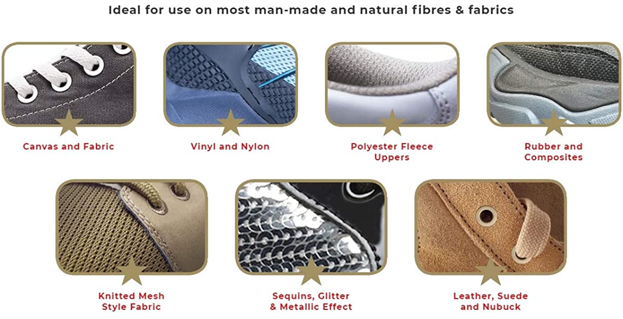 N4E Shoe Trainers Footwear Cleaner, Restorer & Reviver Care Cleaning Kit - Spray, Brush, Cloth, Block & Sachets - Image 3