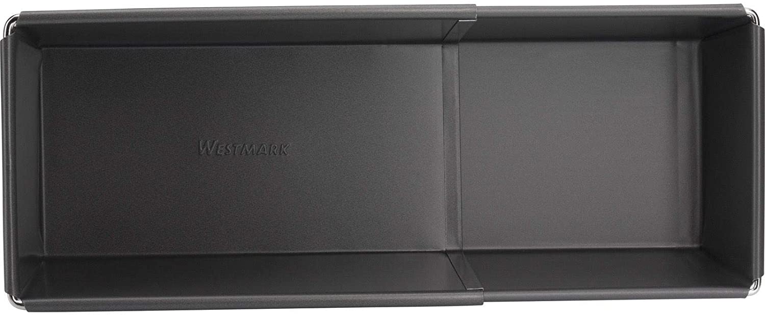 Westmark Bread Baking Tin, Extendable, Cold-Formed Steel, Back Meister, Anthracite, 32932270, Dark Grey, 35 x 12 x 9 cm - Image 2