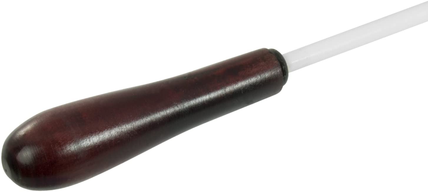 Theodore Conductor Baton 16" Long Handle, White, 16-inch - Image 3