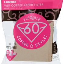 HARIO VCF-01-100M 1-Piece Box of Paper Filter for 01 Dripper Misarashi