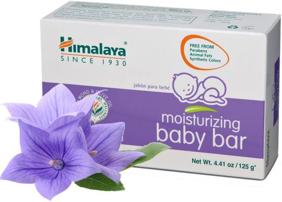Himalaya Baby Soaps with naturally hydrating & moisturizing almond & olive oil ,Provides gentle cleansing and nourishes the skin| Free from Parabens and Synthetic fats 70 g ( Pack of 3) - Image 2