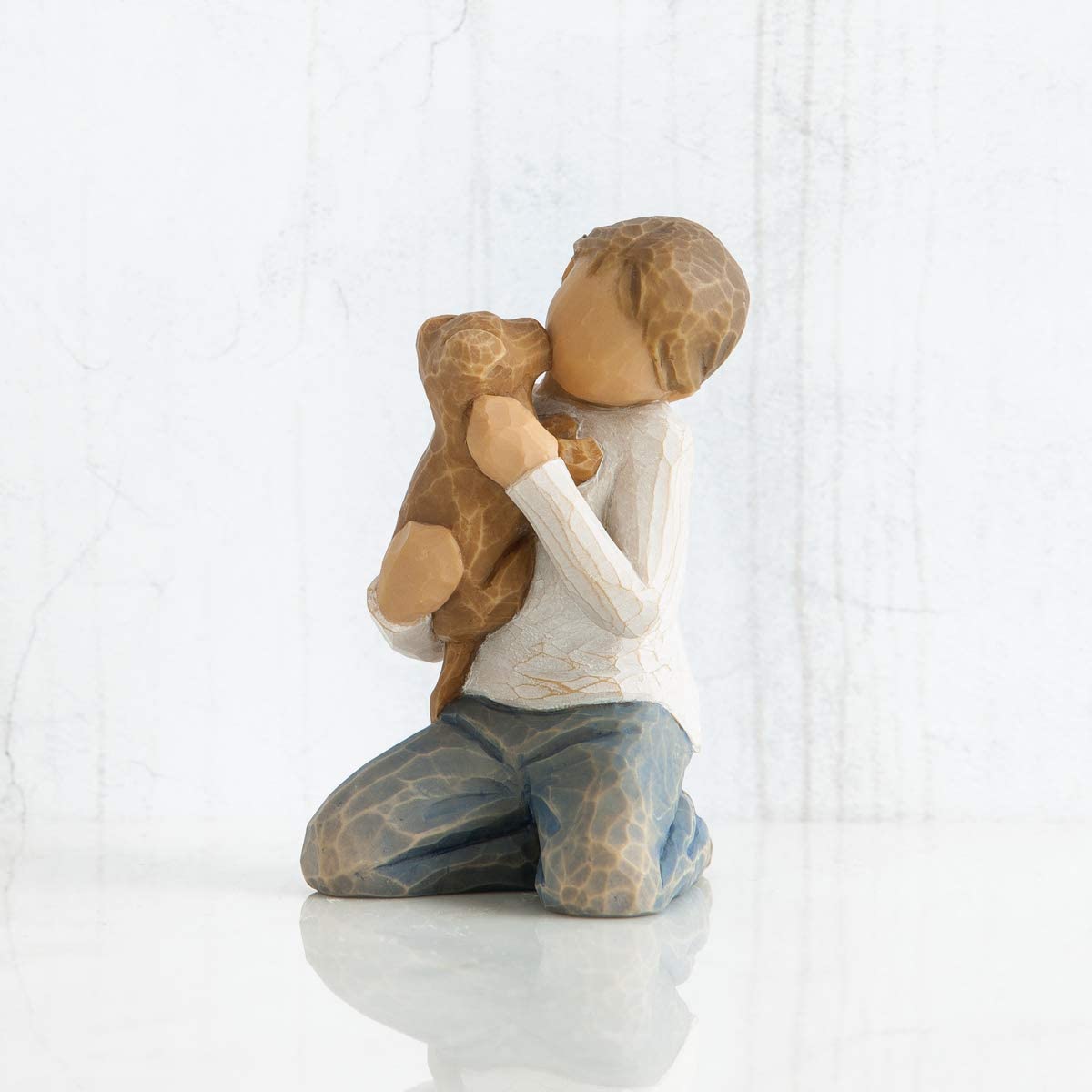 Willow Tree Kindness Boy Figurine, Brown, 3.2 x 3.2 - Image 2