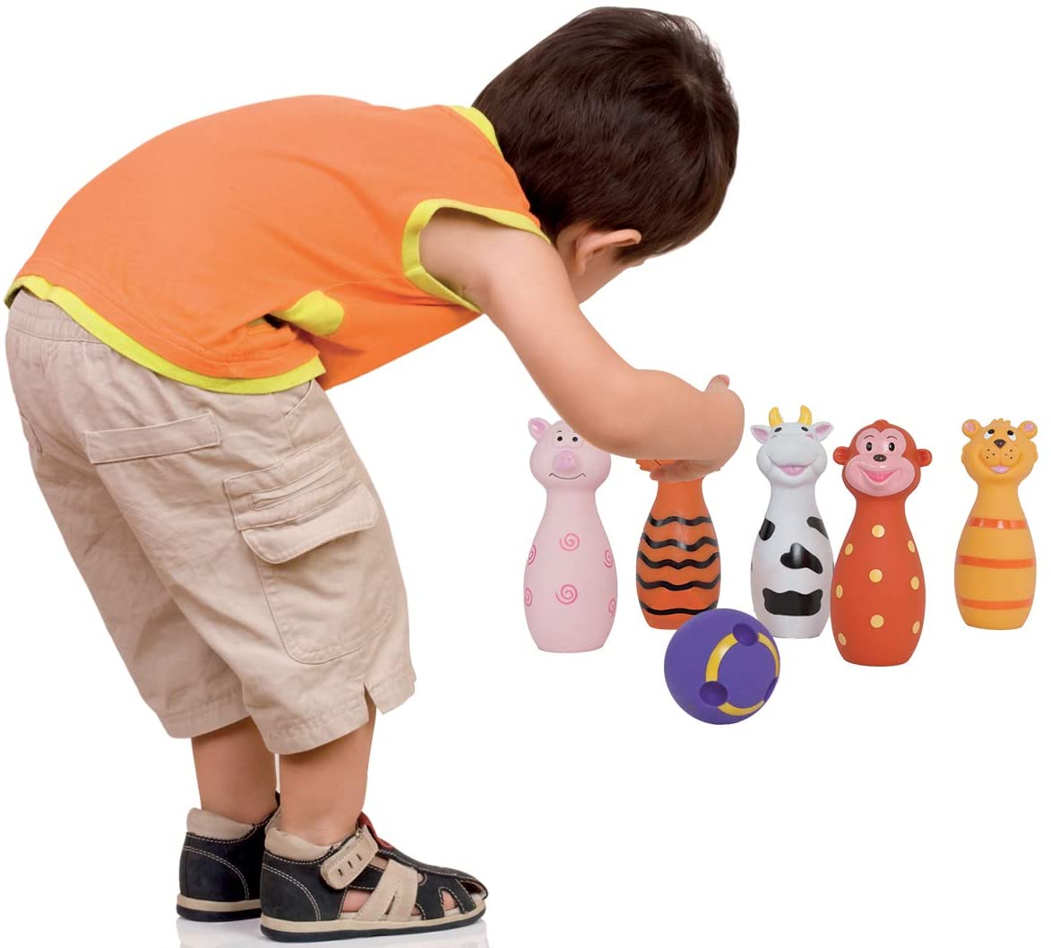 LUDI Baby Bowling, Multicoloured, 15 cm (height only) - Image 3