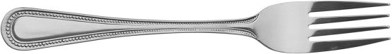 Classic Bead Table Forks, 18/0 Stainless Steel, Mirror Finish - Everyday Parish Cutlery (Pack of 12)