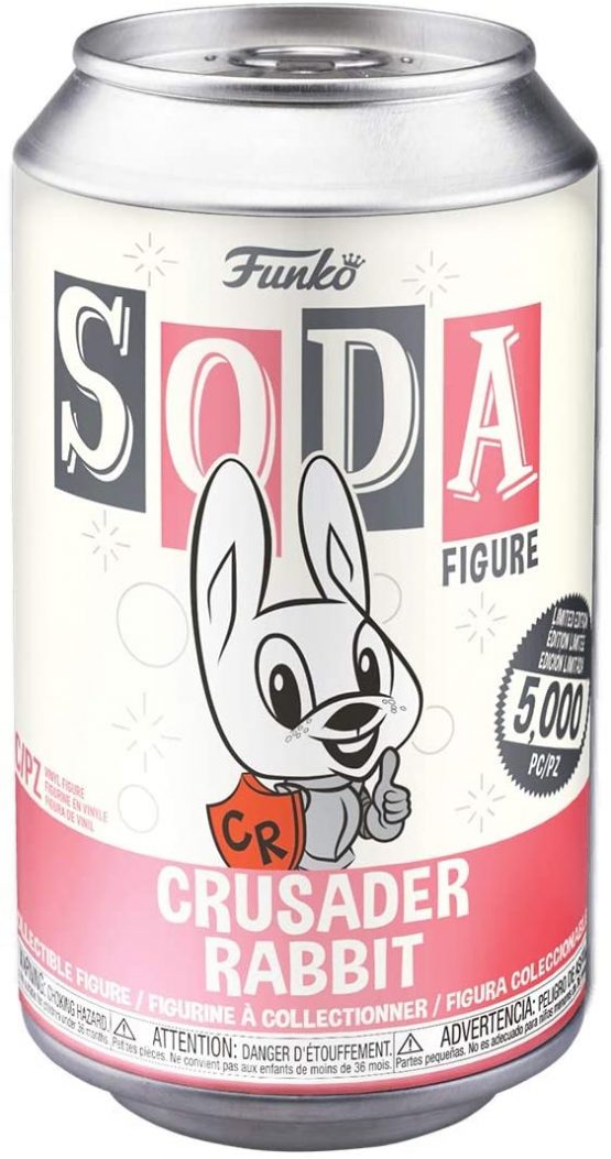 Funko 45952 Vinyl Soda Crusader Rabbit w/Chase Collectible Toy