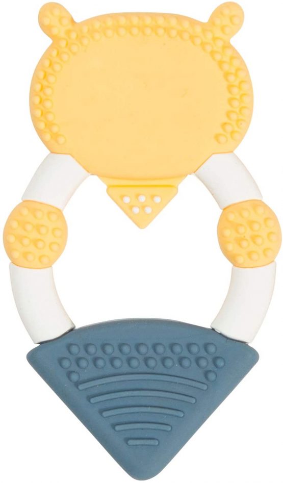 Cheeky Chompers Animal Teethers - Teething Toys for Babies - Adorable Teething Rings with Integrated Gel Applicator and Soft Silicone Design – Fun, Friendly and 100% Safe - Bertie The Lion - Image 2