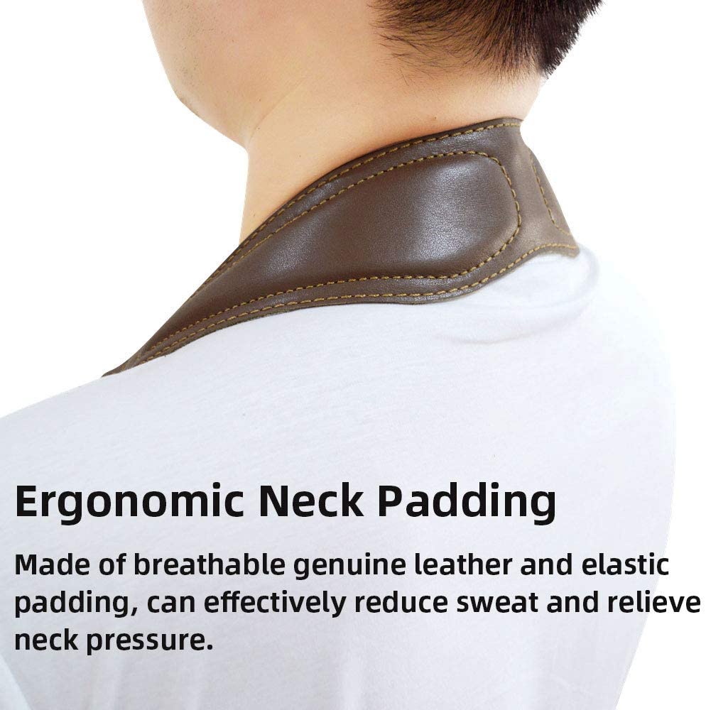 adorence Premium Saxophone Neck Strap (Handmade with Genuine Leather