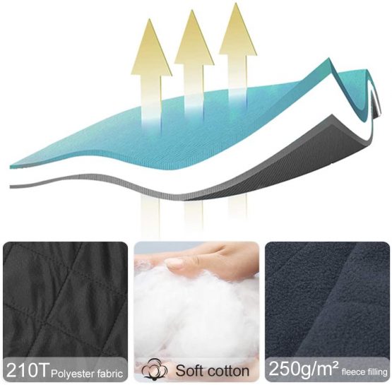 Forceatt Blanket Mat for Outdoor Travel Blanket Mat, Outdoor Blanket is Super Lightweight, 140cm * 200cm Foldable and Portable, Suitable for Camping, Outdoor, Picnic, Yoga,Travel，Rest at home and office - Image 4