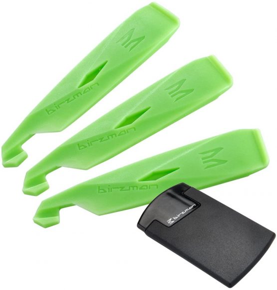Birzman Unisex's Feextube with Tire Levers Tools, Black, Green, One Size