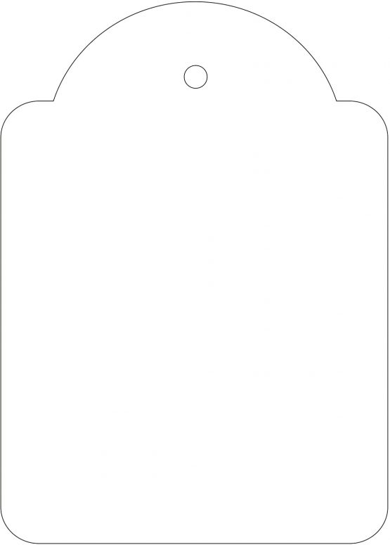 APLI Kids 396 – Pack of 400 Hanging Labels, 50 x 70 mm, White - Image 2