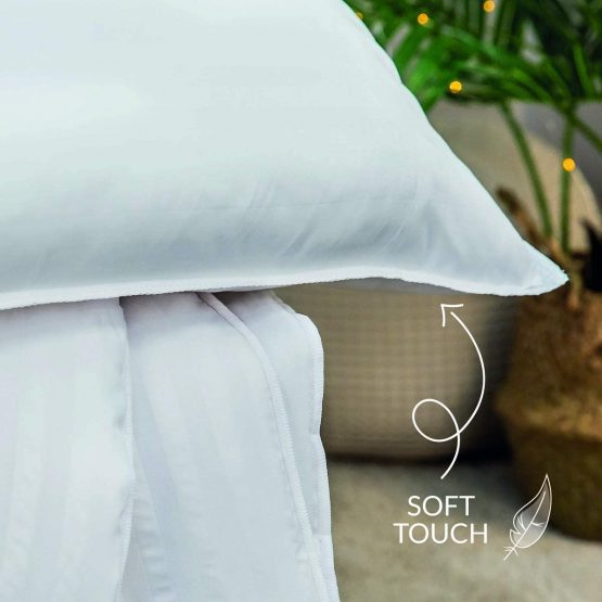 Snuggledown Pillow, Polyester, White, Full - Image 4